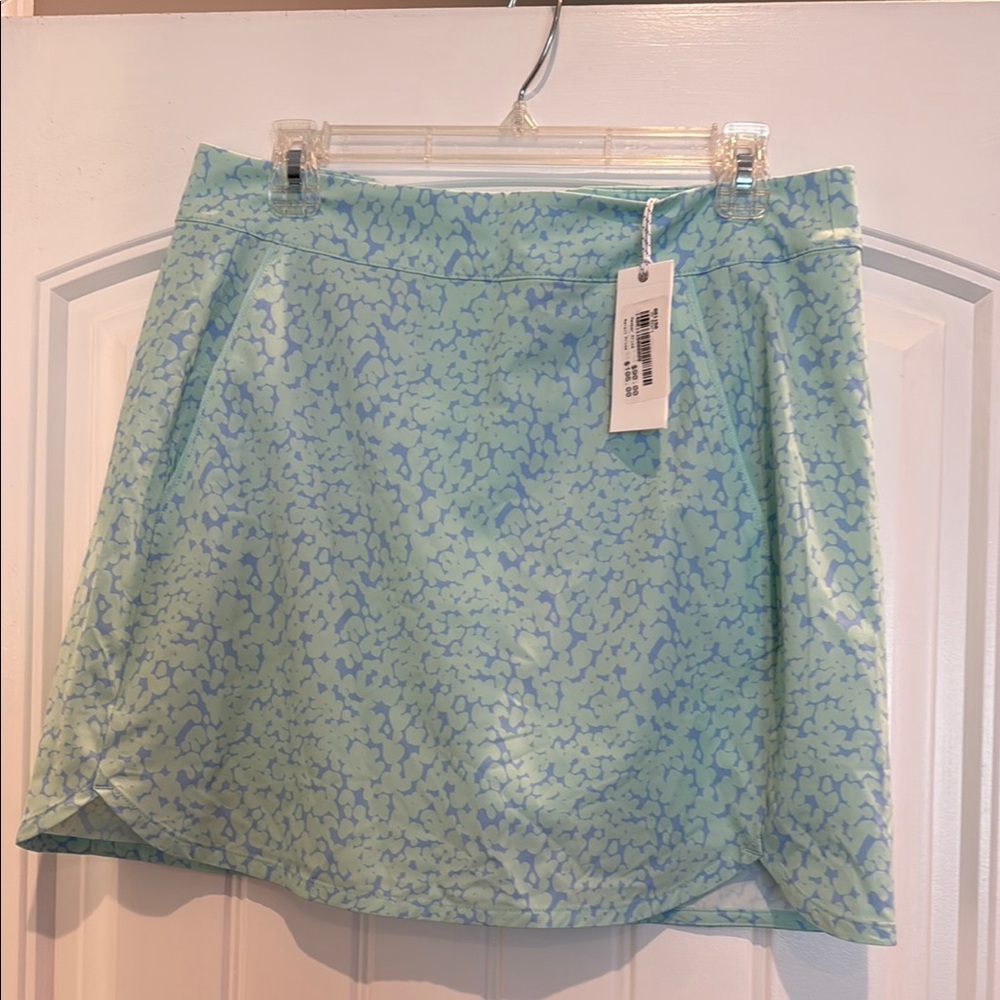 Vineyard Vines Green A-Line Mini Skirt Resort Wear